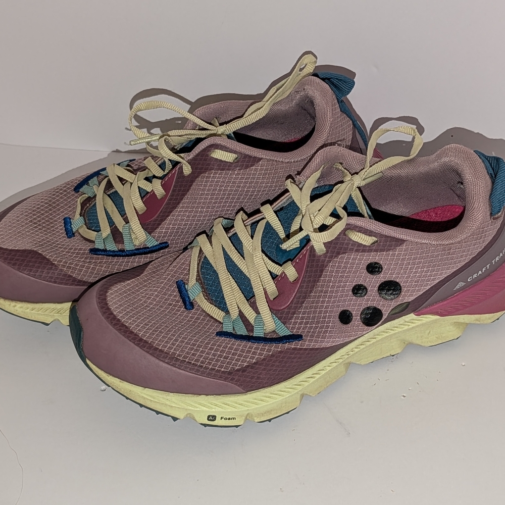 Craft Women's Athletic Shoes in Purple and Cream